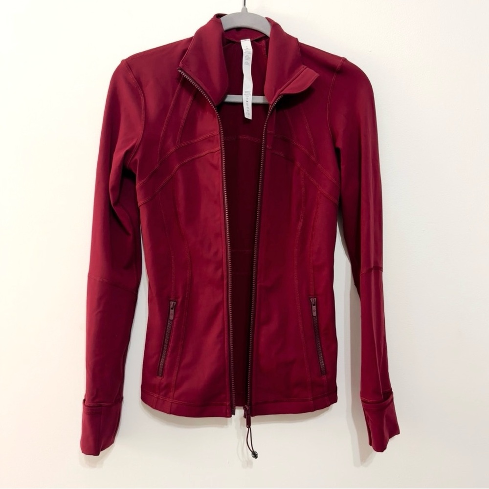 Lululemon Define Jacket - Red, Size 4! - Picture 4 of 9